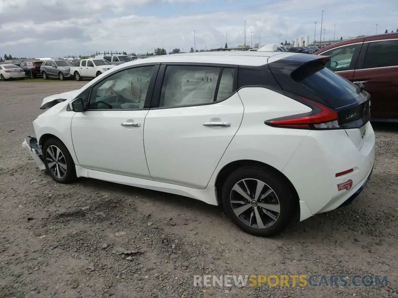 2 Photograph of a damaged car 1N4BZ1BV9NC561645 NISSAN LEAF 2022