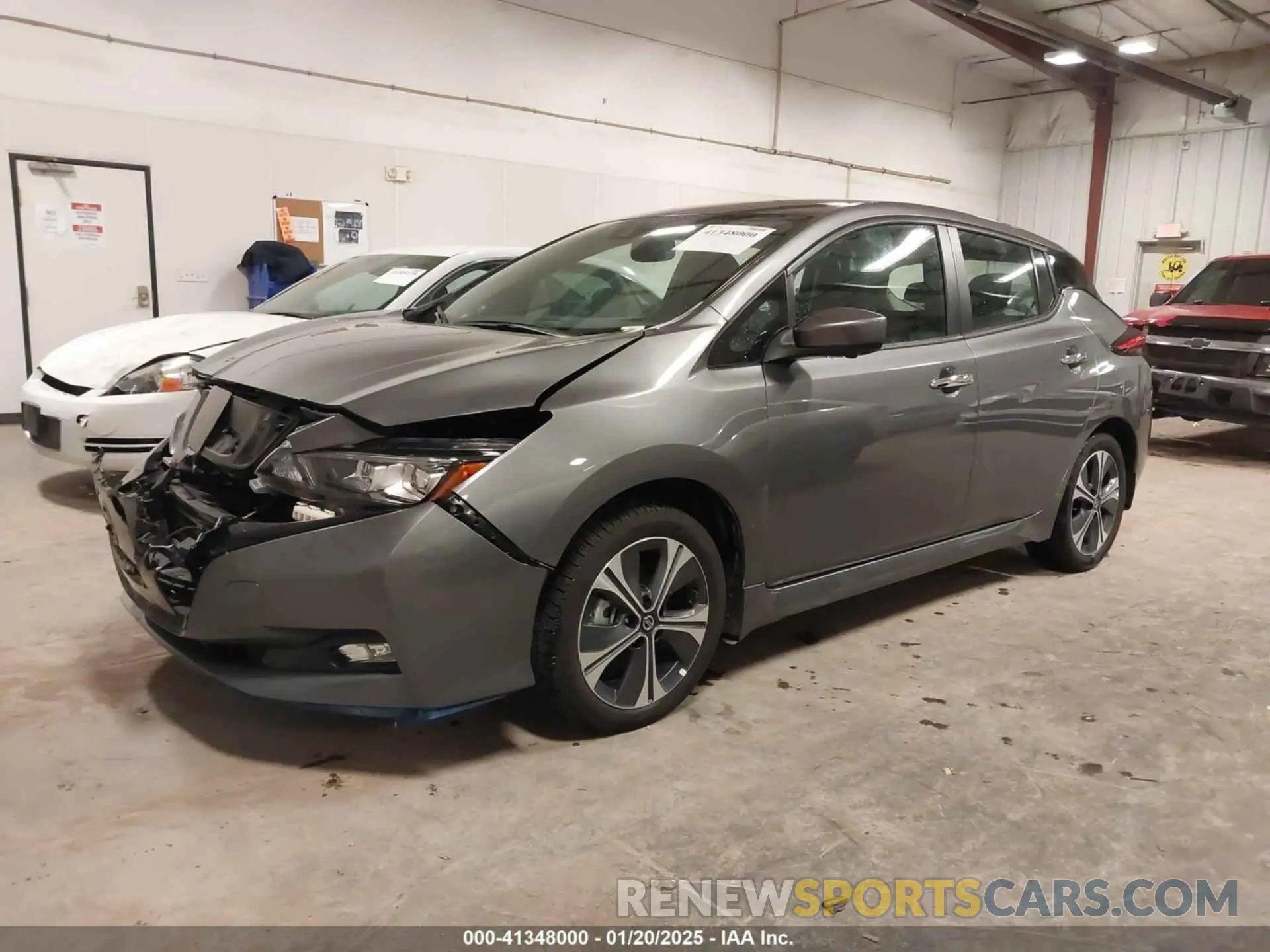2 Photograph of a damaged car 1N4BZ1CV0NC554971 NISSAN LEAF 2022