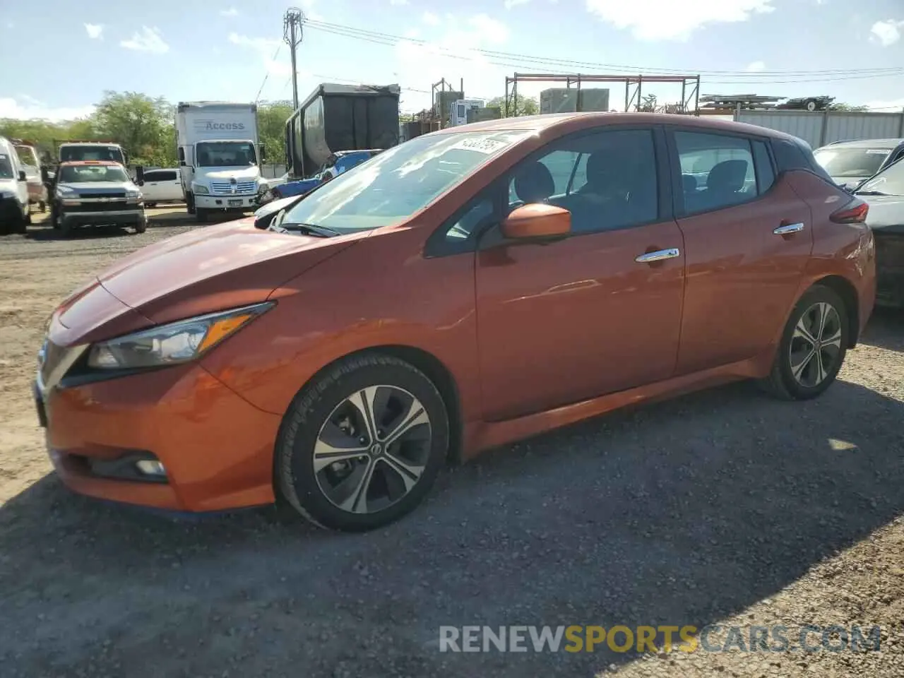 1 Photograph of a damaged car 1N4BZ1CV3NC558562 NISSAN LEAF 2022