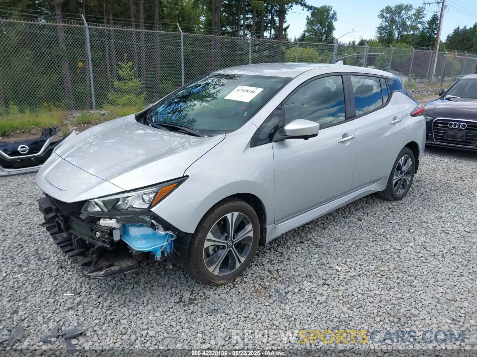 2 Photograph of a damaged car 1N4BZ1CV4NC550485 NISSAN LEAF 2022