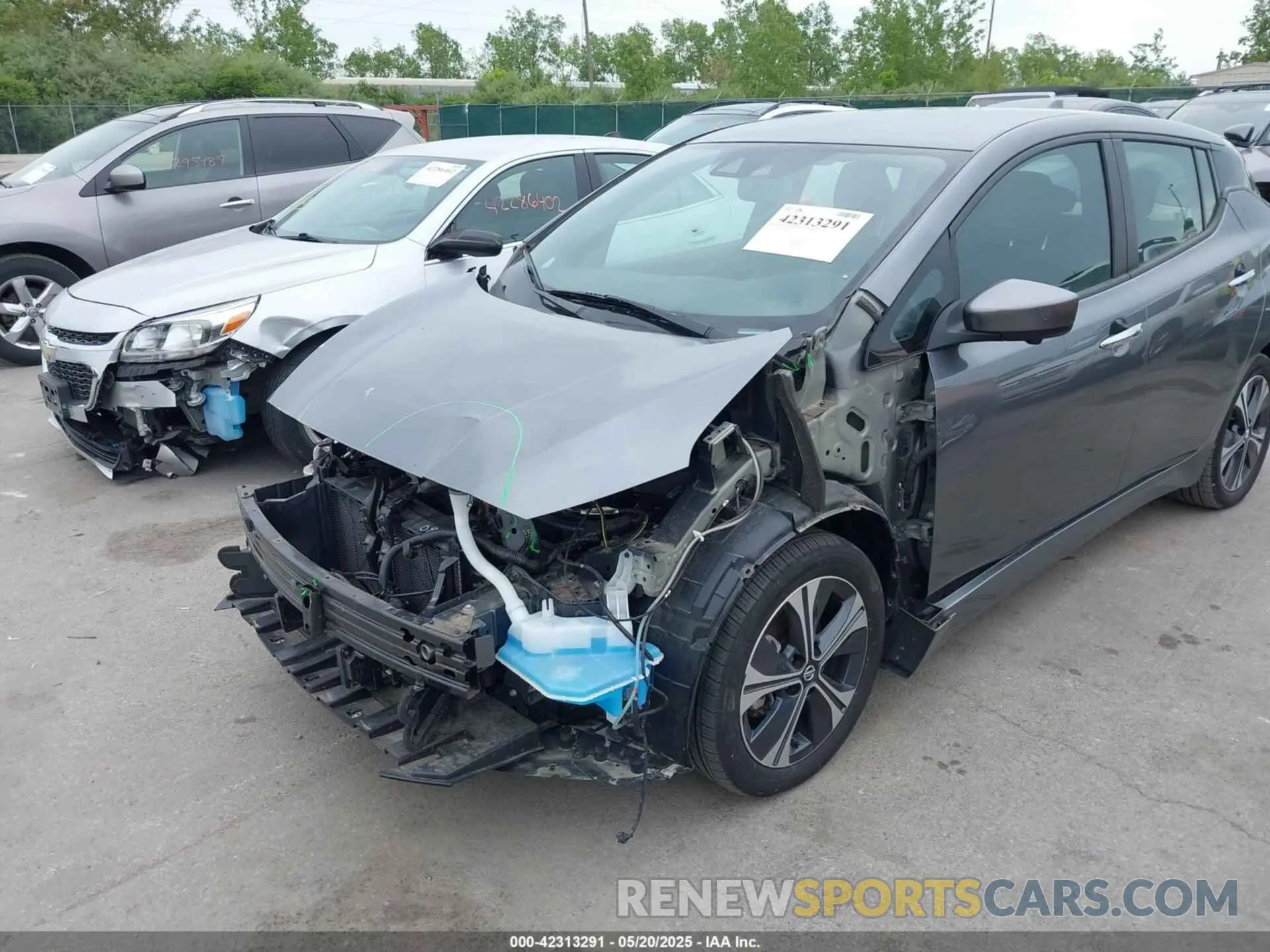 6 Photograph of a damaged car 1N4BZ1CV4NC562331 NISSAN LEAF 2022
