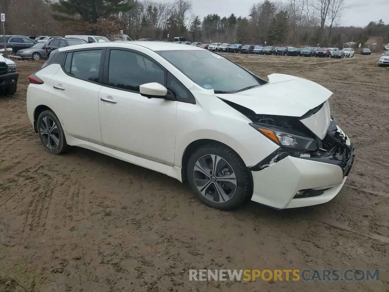 4 Photograph of a damaged car 1N4BZ1CV5NC552066 NISSAN LEAF 2022