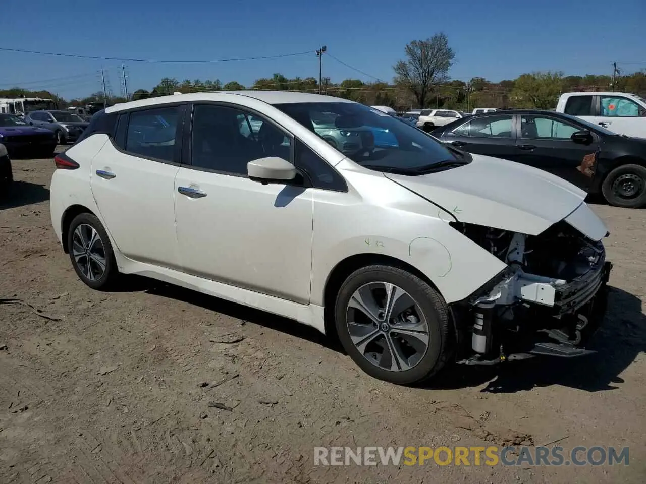 4 Photograph of a damaged car 1N4BZ1CV7NC552764 NISSAN LEAF 2022