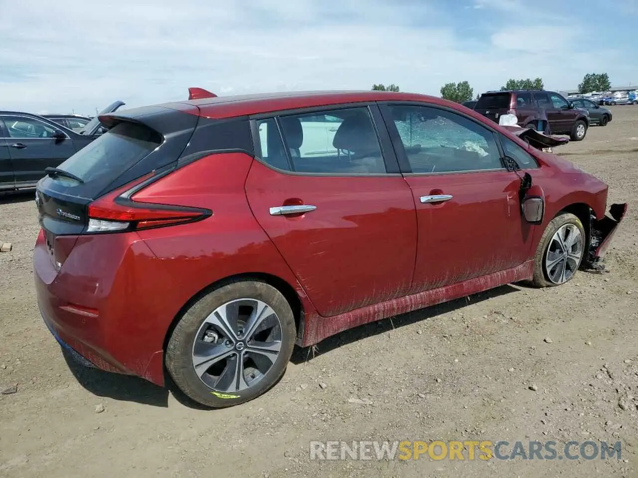 3 Photograph of a damaged car 1N4BZ1CV7NC555289 NISSAN LEAF 2022