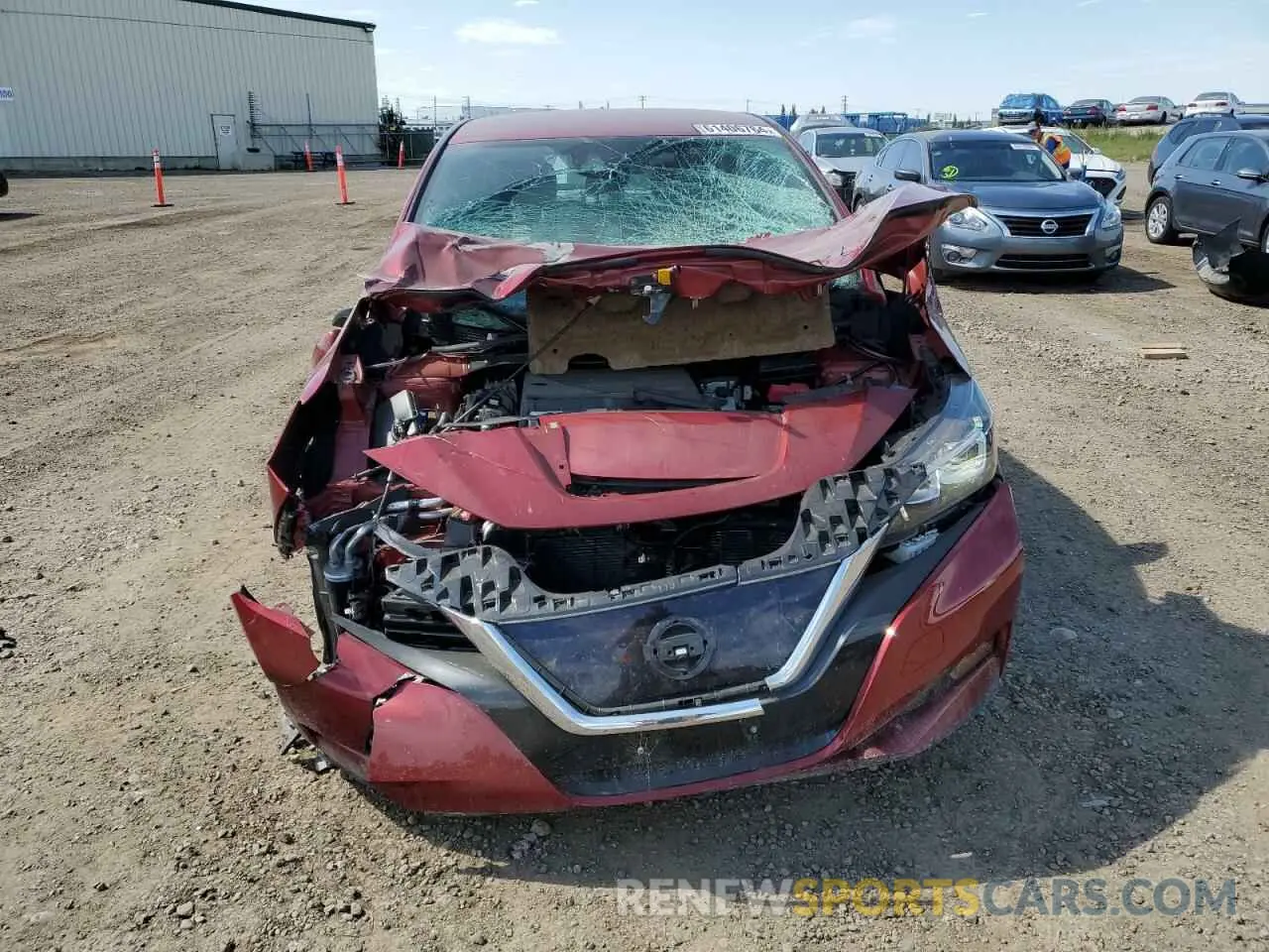 5 Photograph of a damaged car 1N4BZ1CV7NC555289 NISSAN LEAF 2022