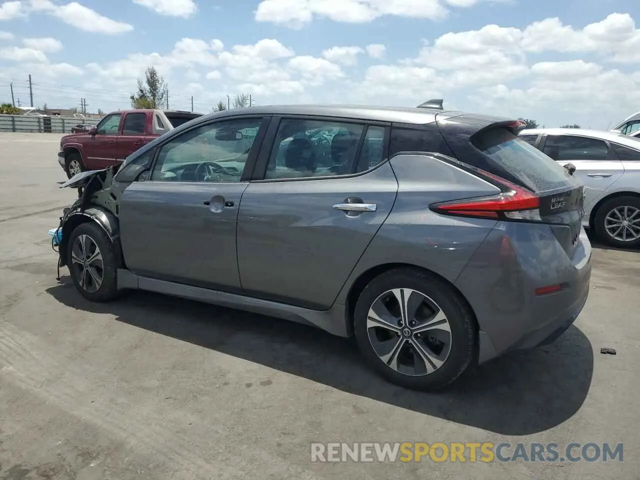 2 Photograph of a damaged car 1N4BZ1CV7NC559312 NISSAN LEAF 2022