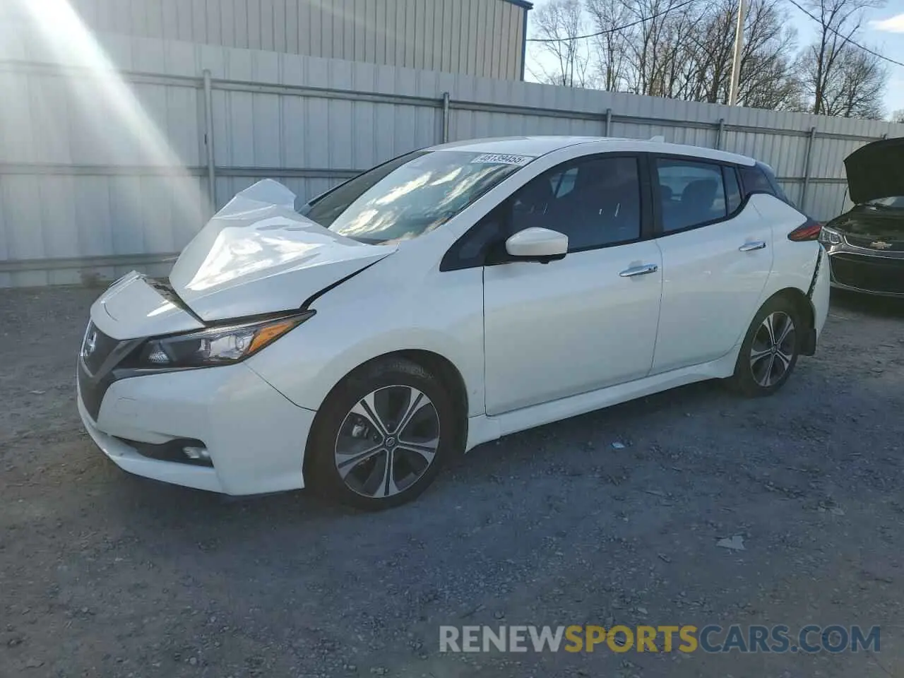 1 Photograph of a damaged car 1N4BZ1CV7NC562081 NISSAN LEAF 2022