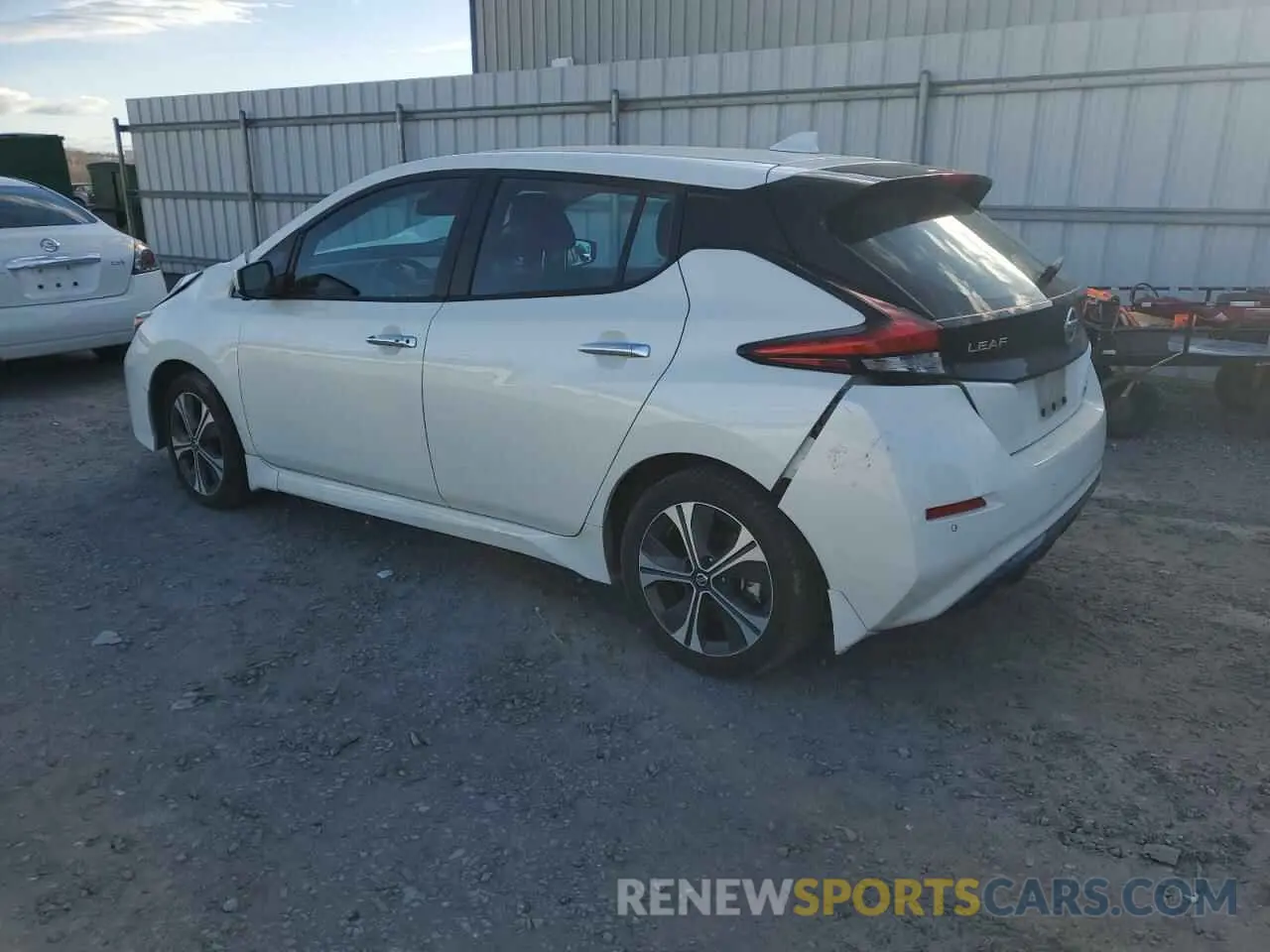 2 Photograph of a damaged car 1N4BZ1CV7NC562081 NISSAN LEAF 2022