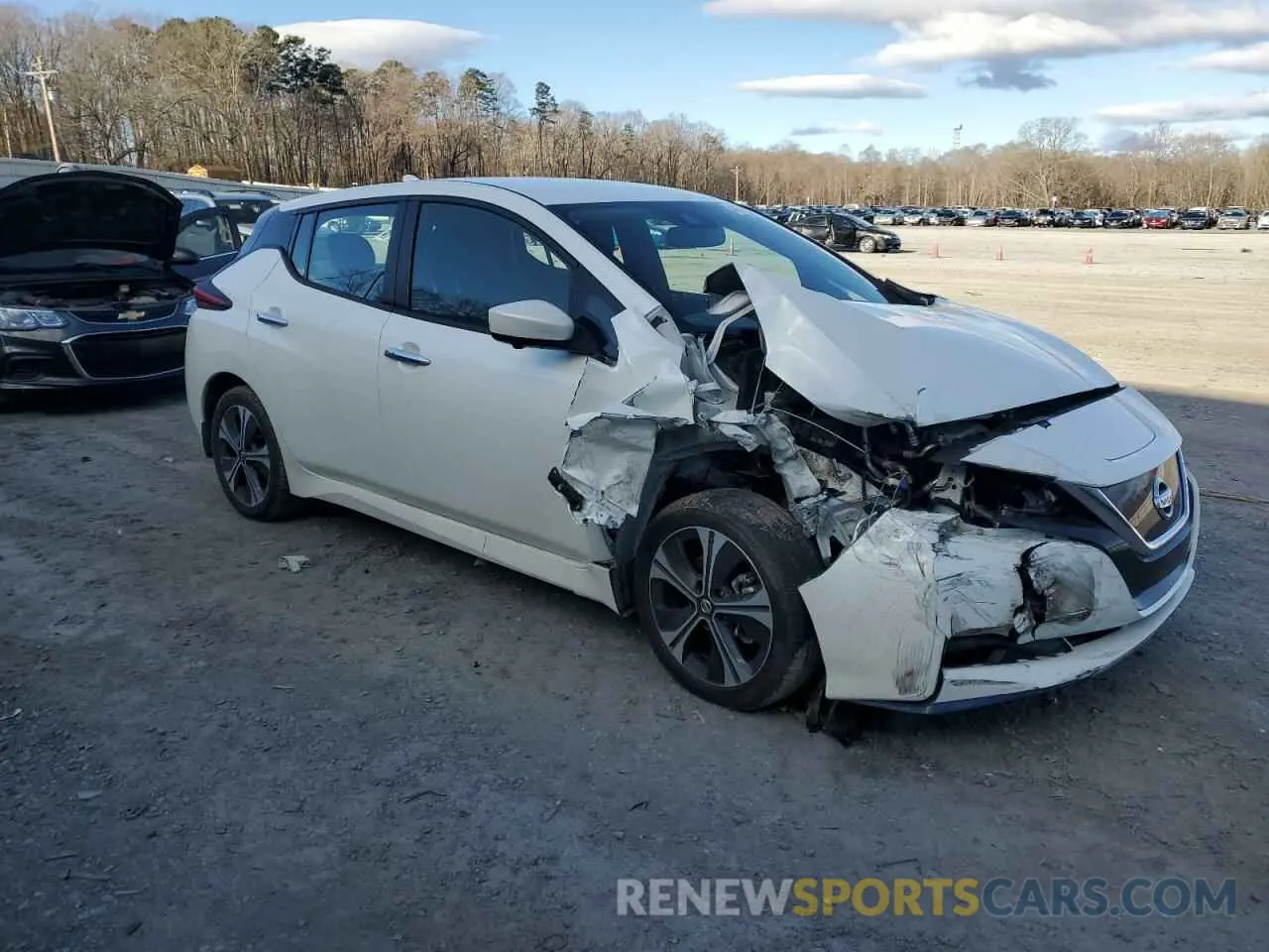 4 Photograph of a damaged car 1N4BZ1CV7NC562081 NISSAN LEAF 2022