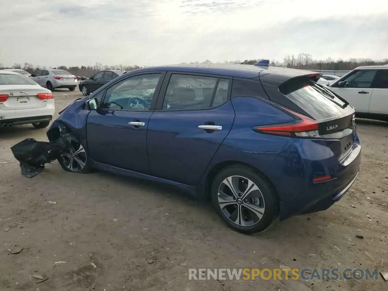 2 Photograph of a damaged car 1N4BZ1CV8NC564082 NISSAN LEAF 2022