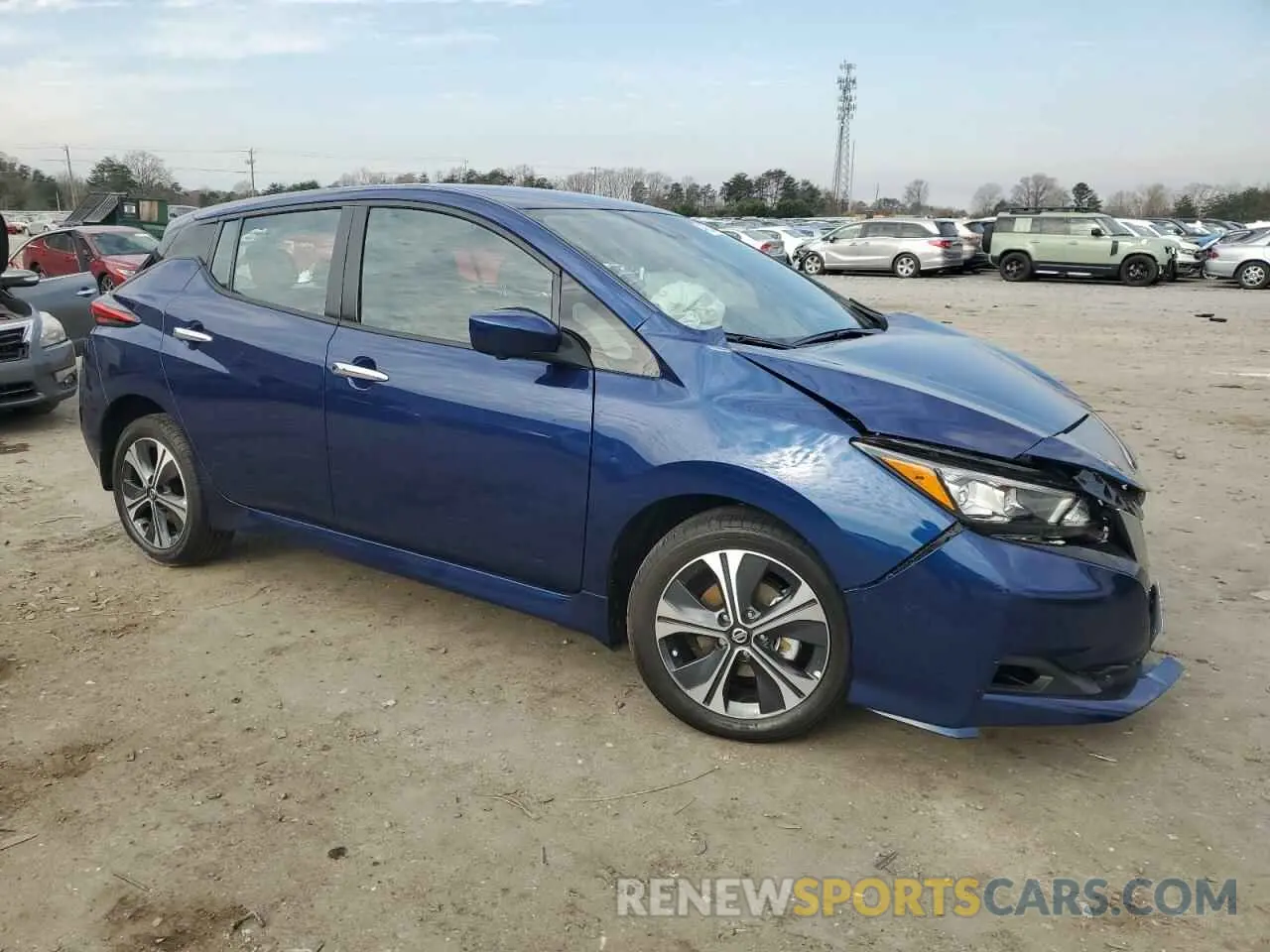 4 Photograph of a damaged car 1N4BZ1CV8NC564082 NISSAN LEAF 2022