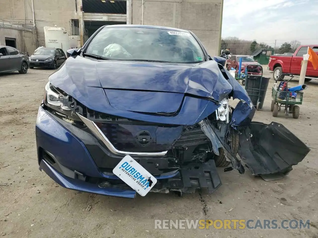 5 Photograph of a damaged car 1N4BZ1CV8NC564082 NISSAN LEAF 2022