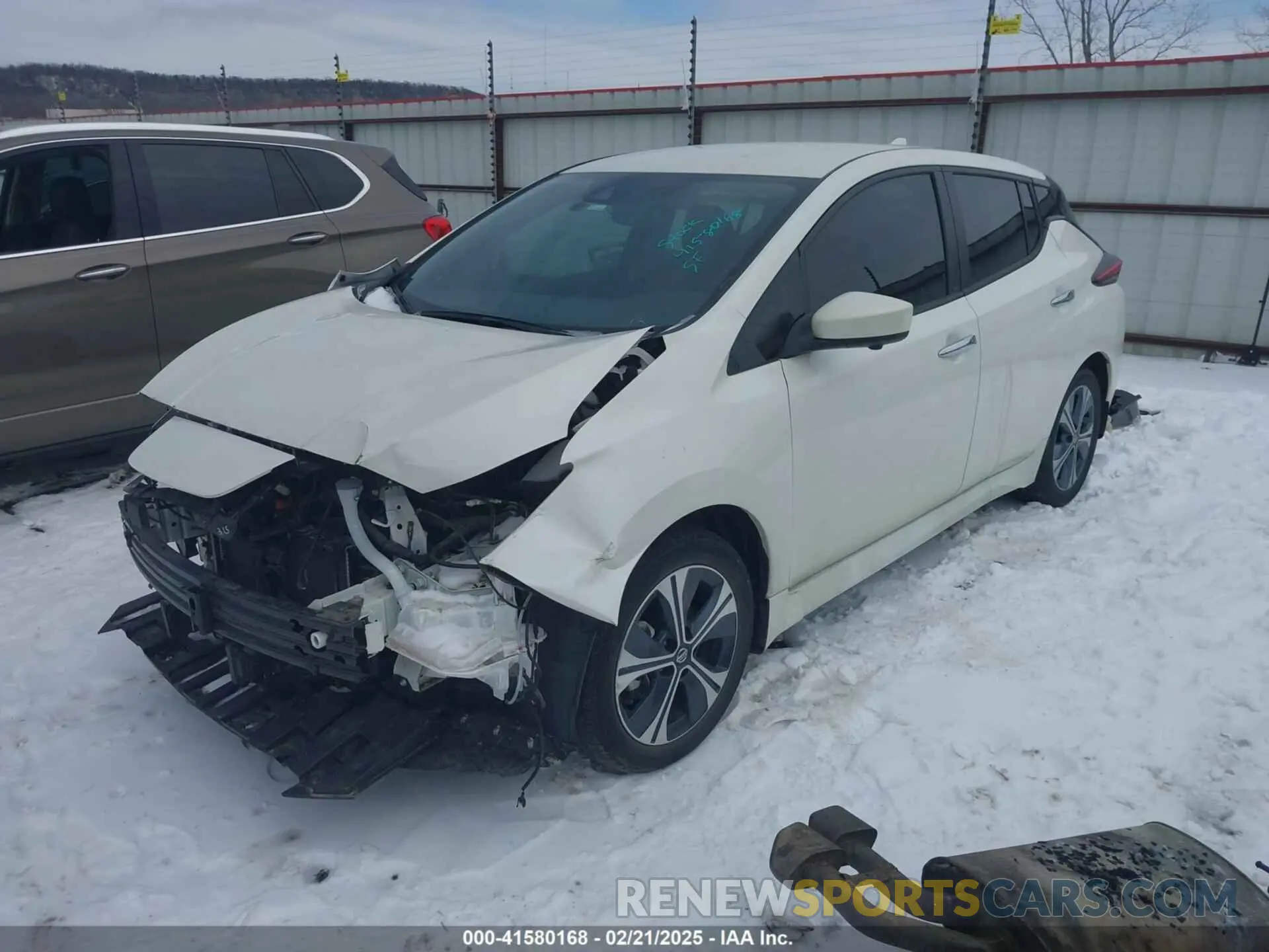 2 Photograph of a damaged car 1N4BZ1CV9NC557996 NISSAN LEAF 2022