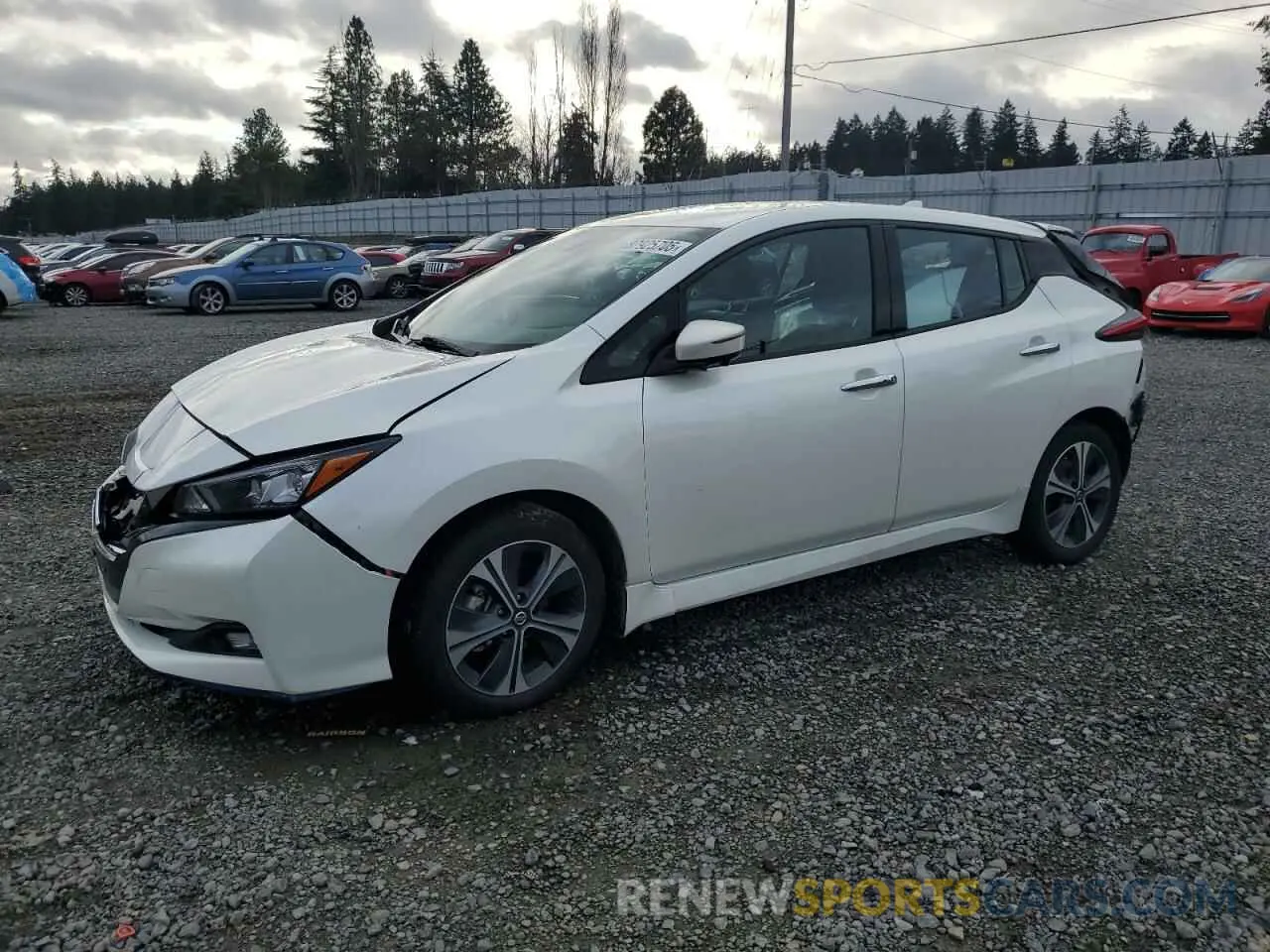 1 Photograph of a damaged car 1N4BZ1DV1NC553178 NISSAN LEAF 2022
