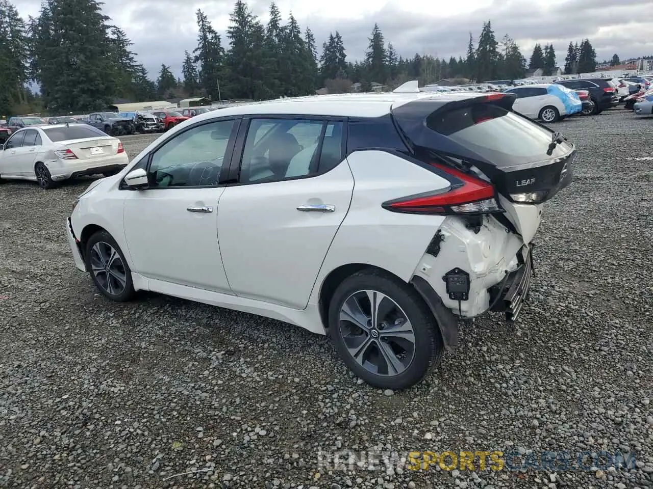 2 Photograph of a damaged car 1N4BZ1DV1NC553178 NISSAN LEAF 2022