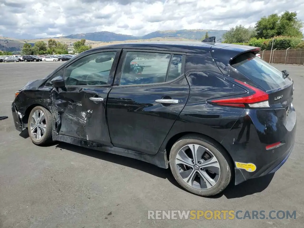 2 Photograph of a damaged car 1N4BZ1DV3NC553442 NISSAN LEAF 2022