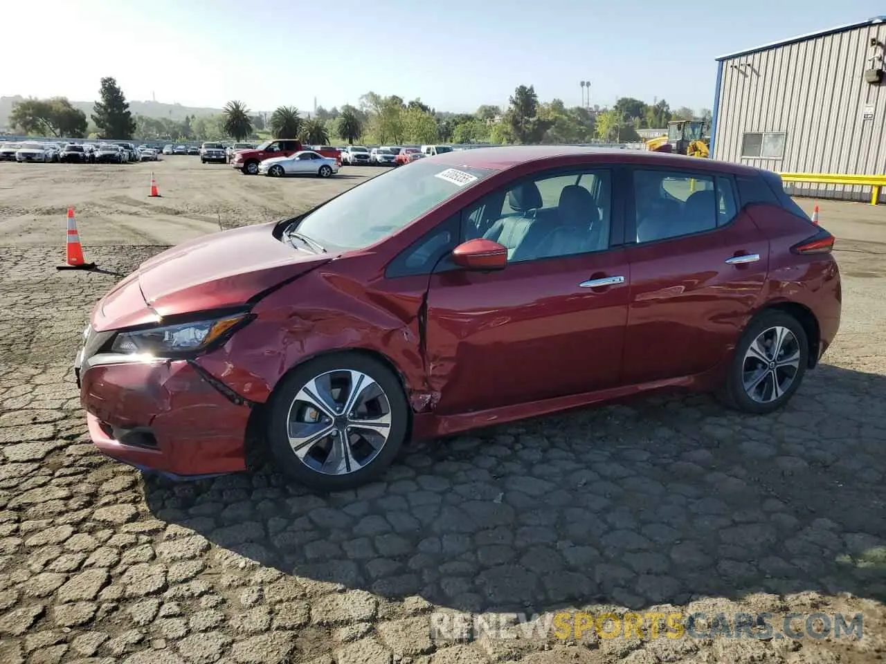 1 Photograph of a damaged car 1N4BZ1DV5NC551174 NISSAN LEAF 2022