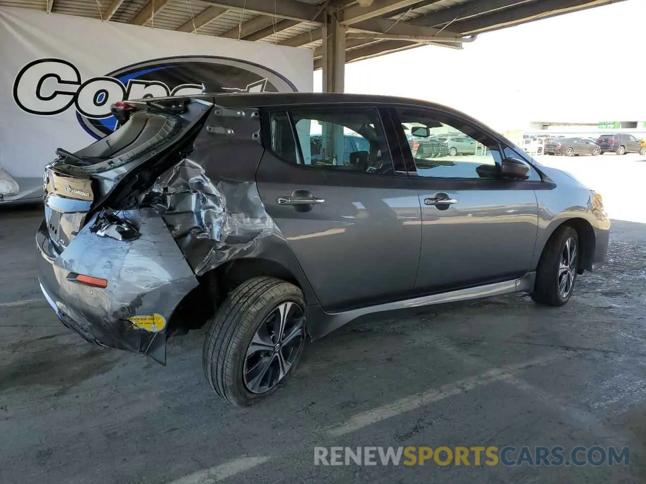 3 Photograph of a damaged car 1N4BZ1DV5NC554365 NISSAN LEAF 2022