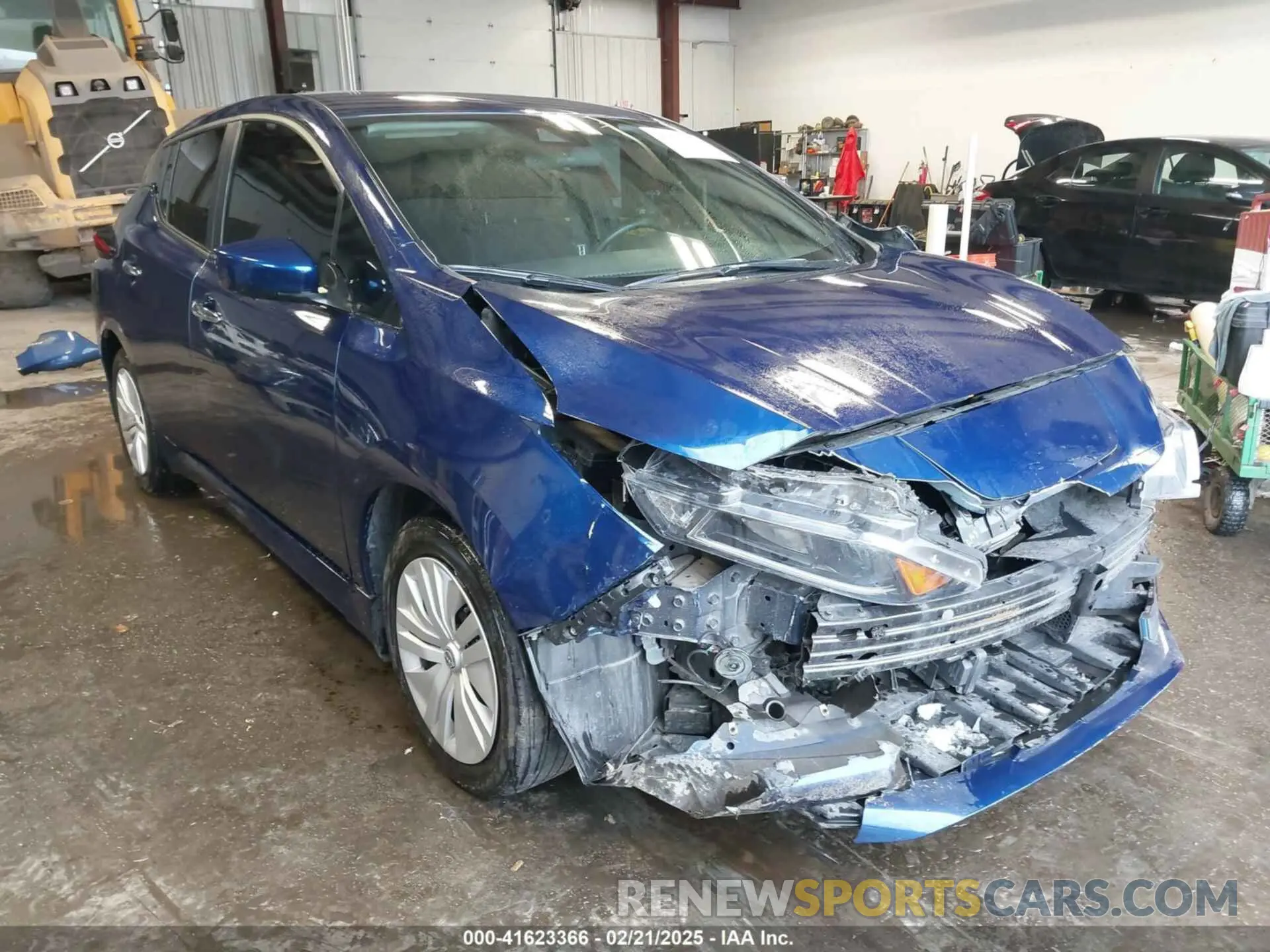 1 Photograph of a damaged car 1N4AZ1BV0PC553755 NISSAN LEAF 2023
