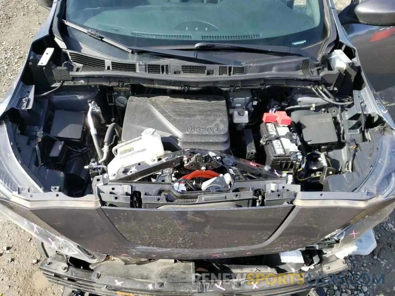 12 Photograph of a damaged car 1N4AZ1BV2PC555166 NISSAN LEAF 2023