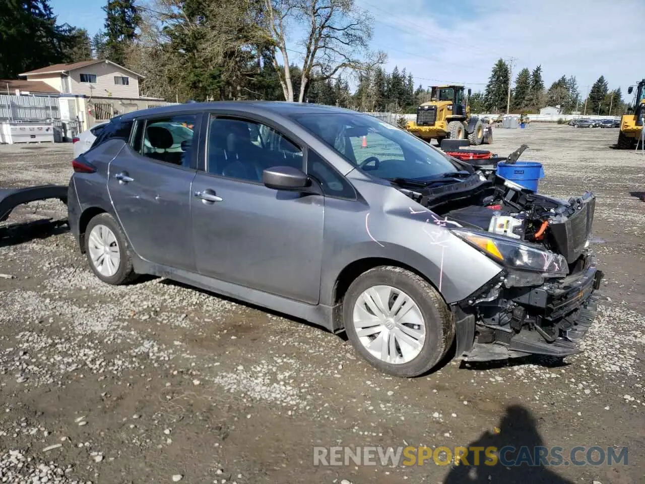 4 Photograph of a damaged car 1N4AZ1BV2PC555166 NISSAN LEAF 2023