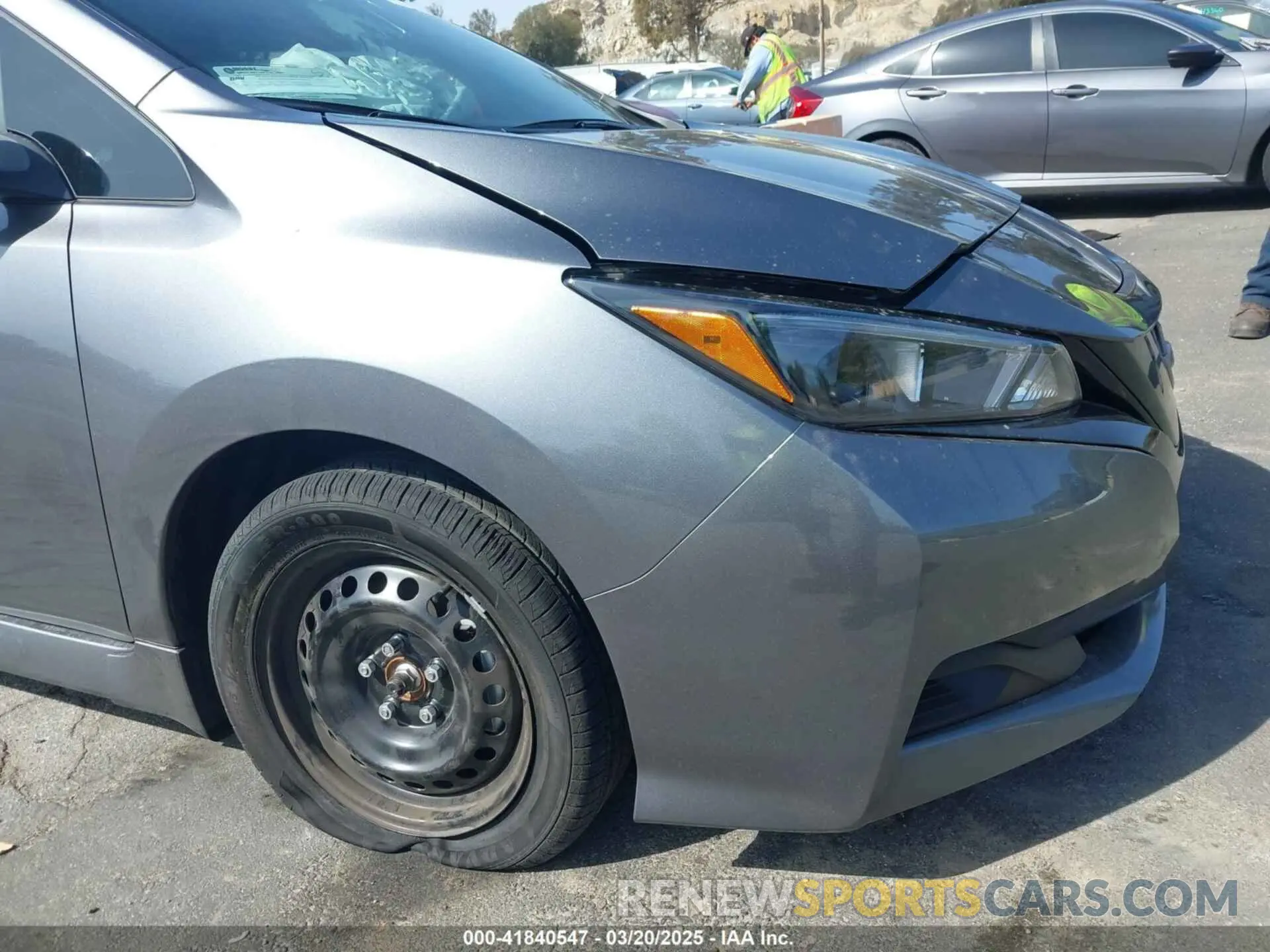 12 Photograph of a damaged car 1N4AZ1BV5PC554920 NISSAN LEAF 2023