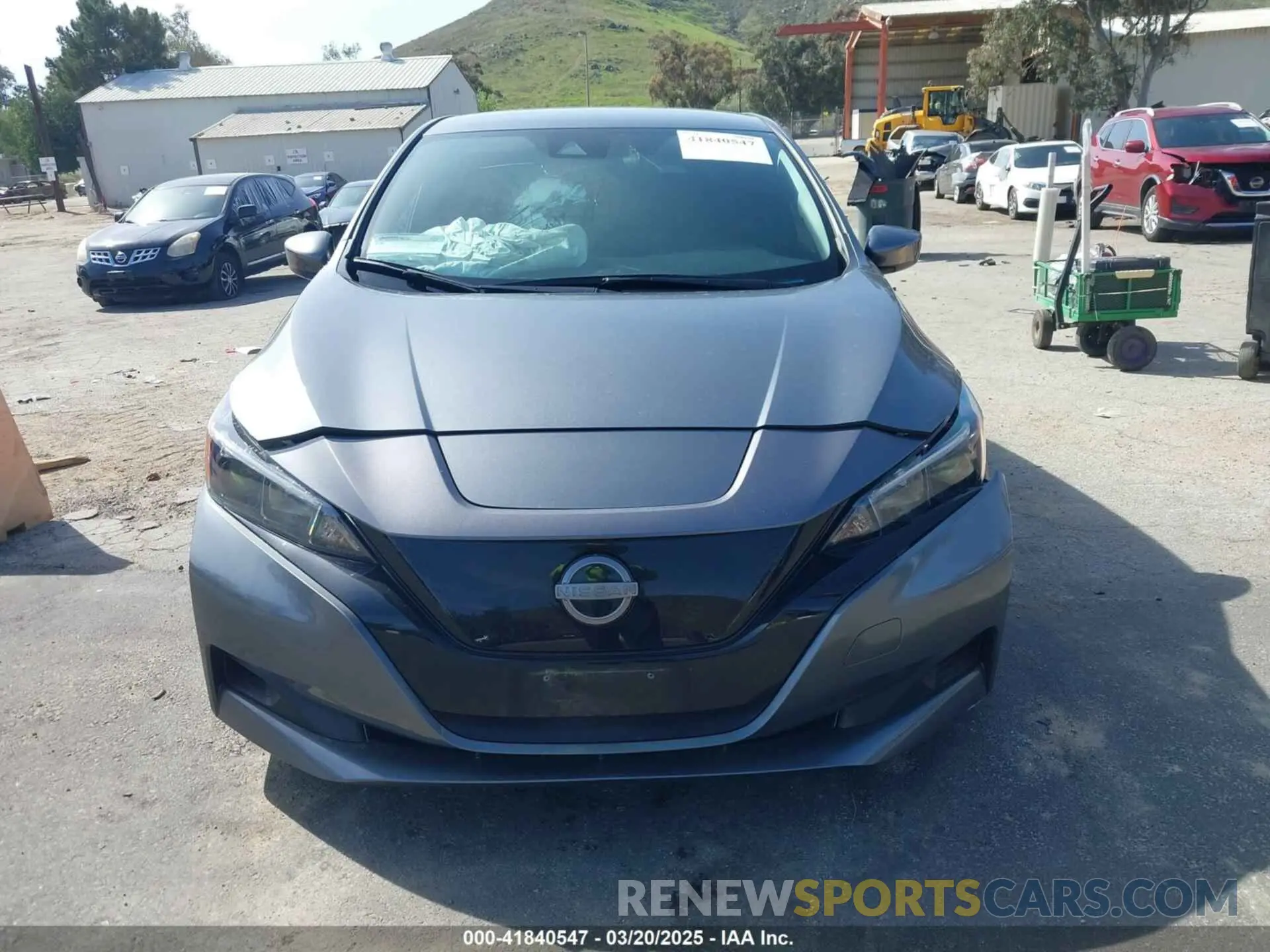 13 Photograph of a damaged car 1N4AZ1BV5PC554920 NISSAN LEAF 2023