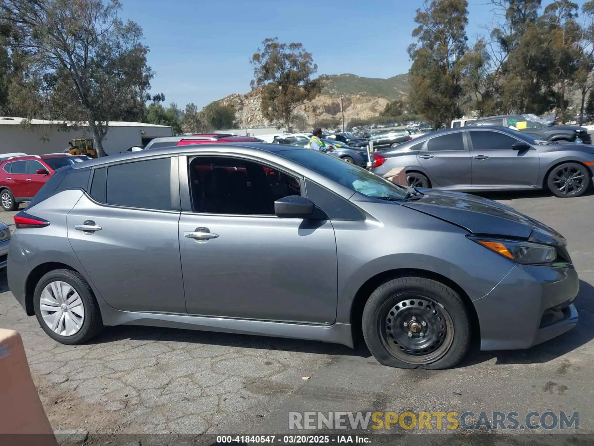 14 Photograph of a damaged car 1N4AZ1BV5PC554920 NISSAN LEAF 2023