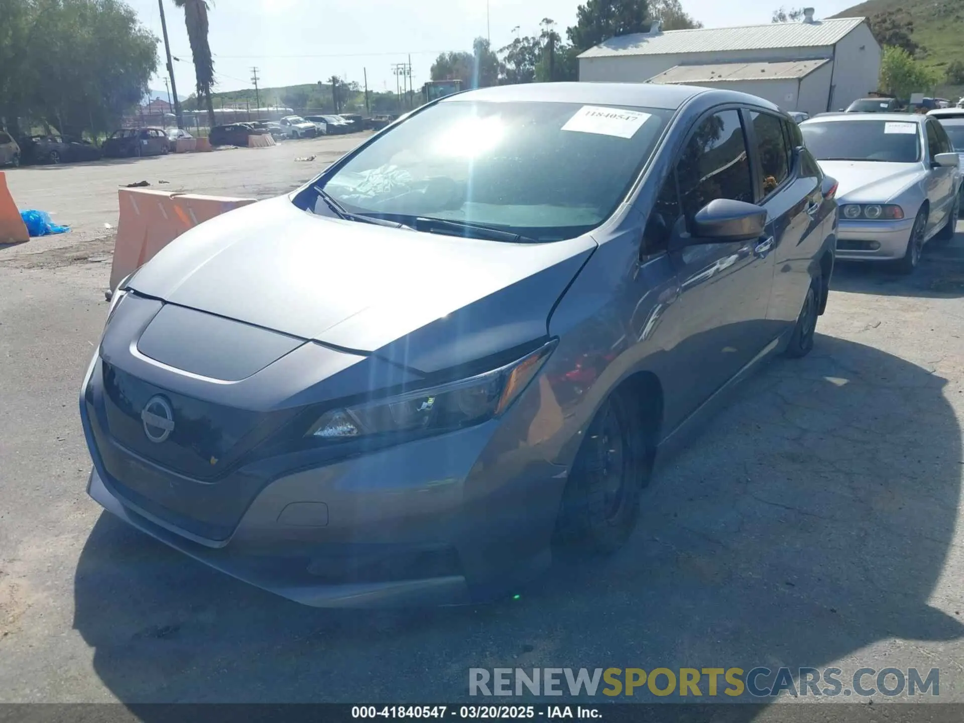 2 Photograph of a damaged car 1N4AZ1BV5PC554920 NISSAN LEAF 2023