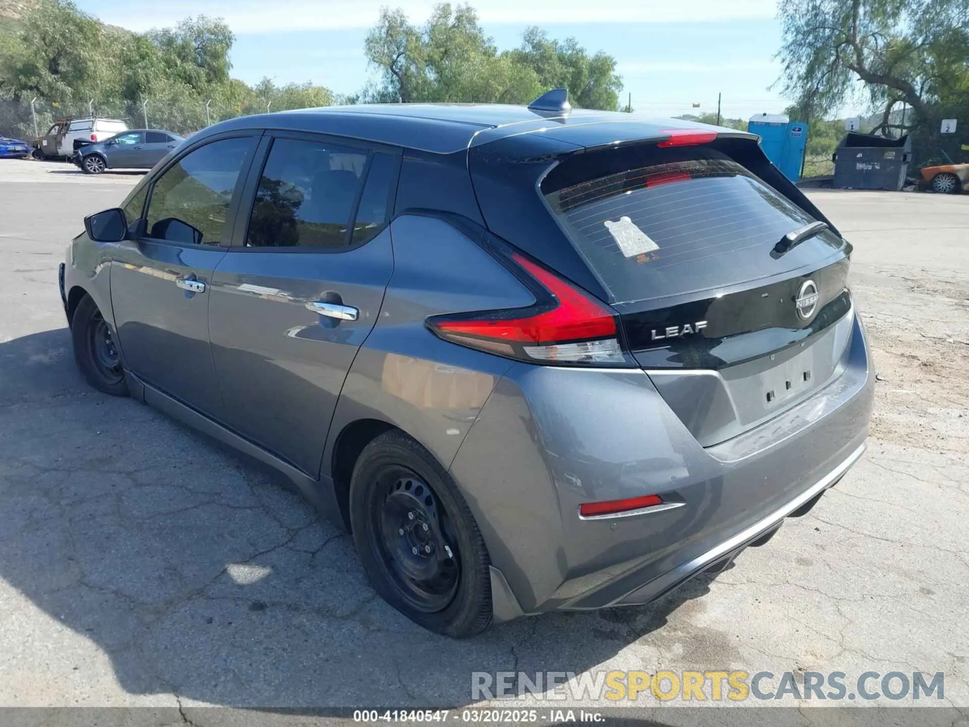 3 Photograph of a damaged car 1N4AZ1BV5PC554920 NISSAN LEAF 2023
