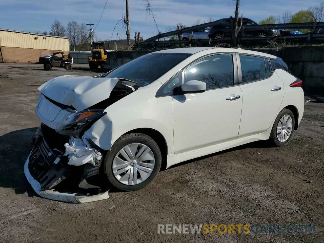 1 Photograph of a damaged car 1N4AZ1BV6PC553744 NISSAN LEAF 2023