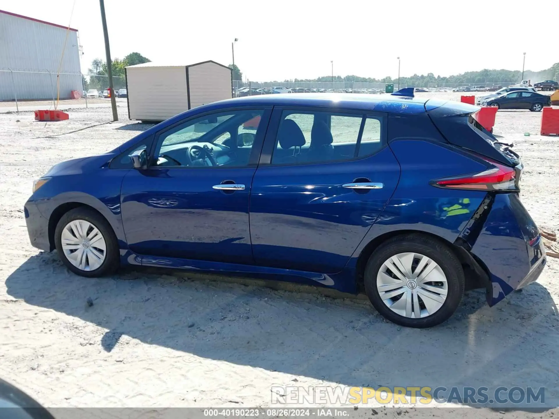 14 Photograph of a damaged car 1N4AZ1BV6PC556918 NISSAN LEAF 2023