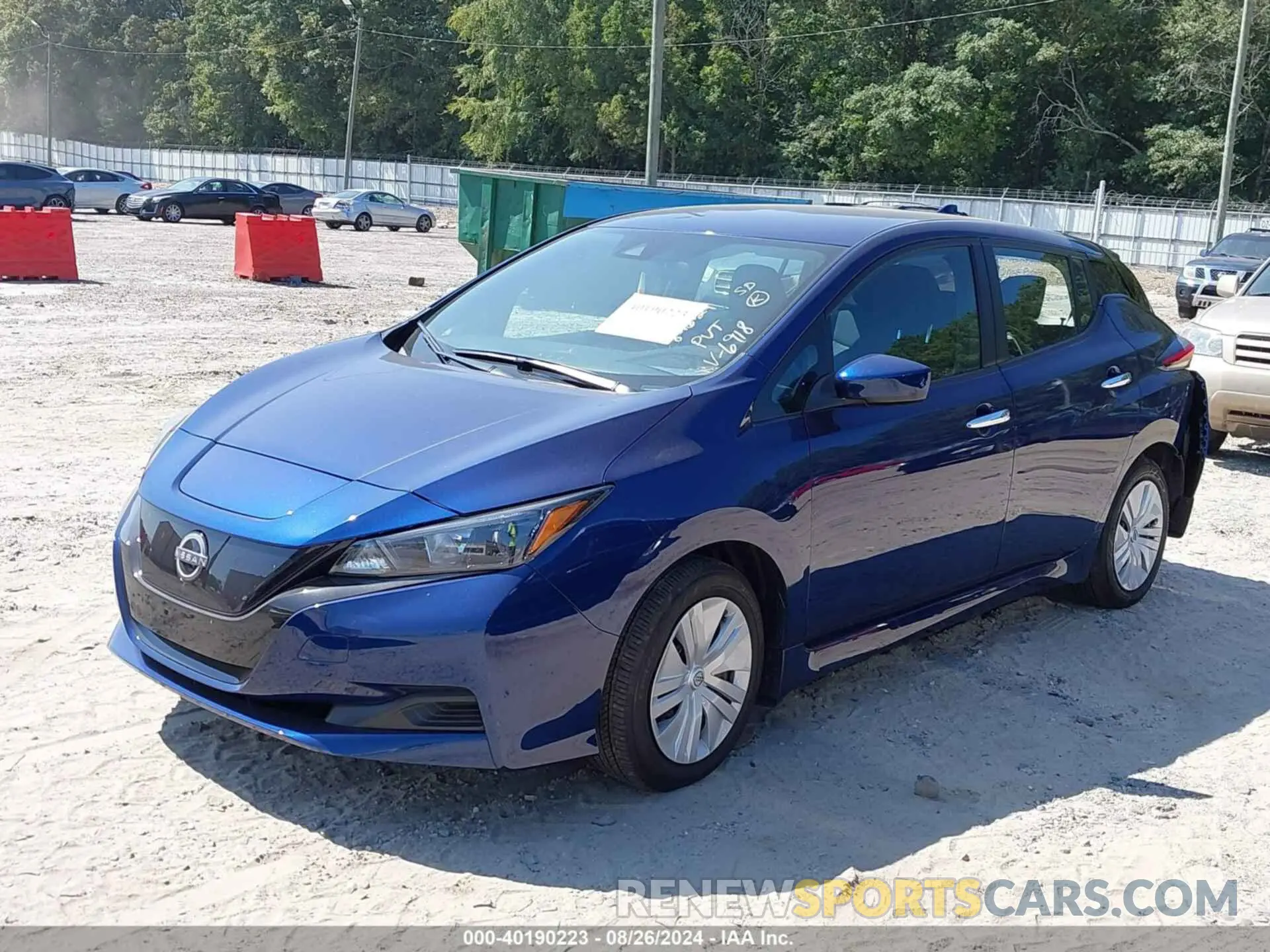 2 Photograph of a damaged car 1N4AZ1BV6PC556918 NISSAN LEAF 2023