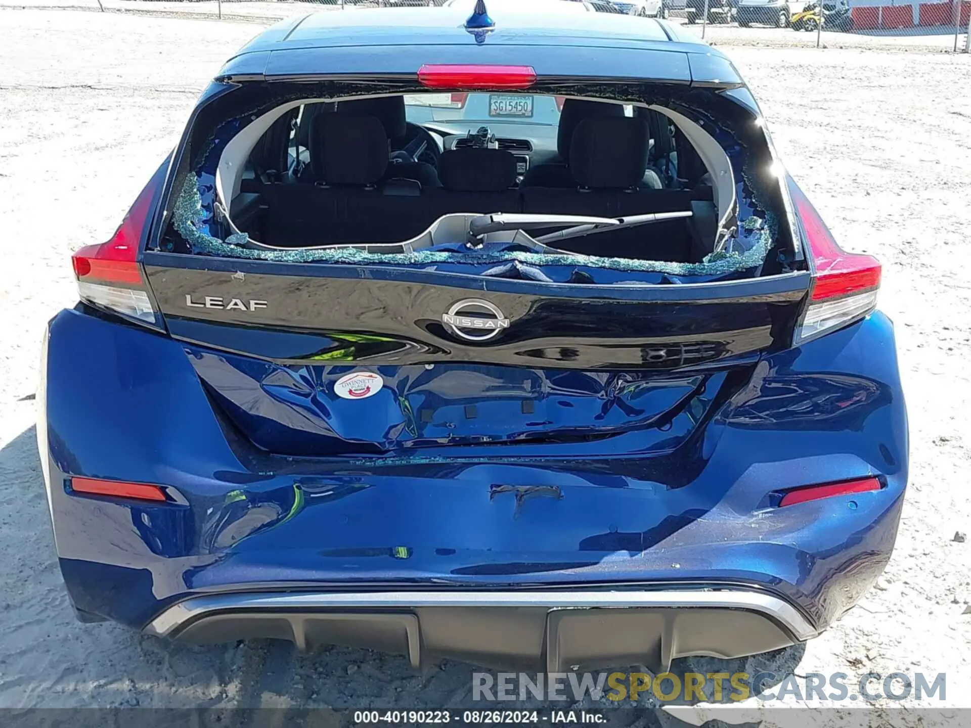 6 Photograph of a damaged car 1N4AZ1BV6PC556918 NISSAN LEAF 2023