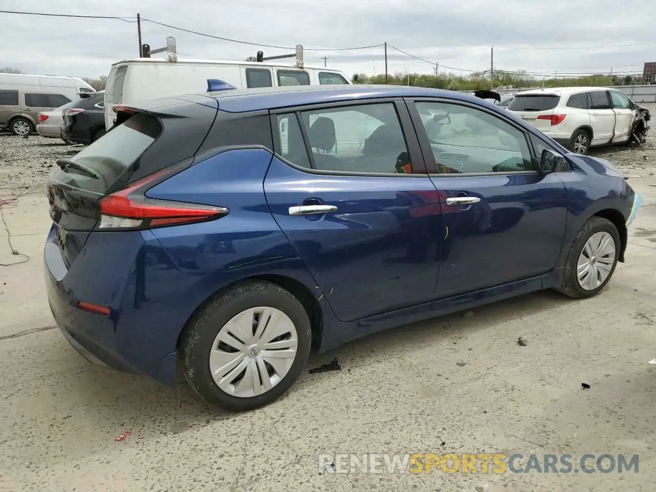 3 Photograph of a damaged car 1N4AZ1BV6PC562556 NISSAN LEAF 2023