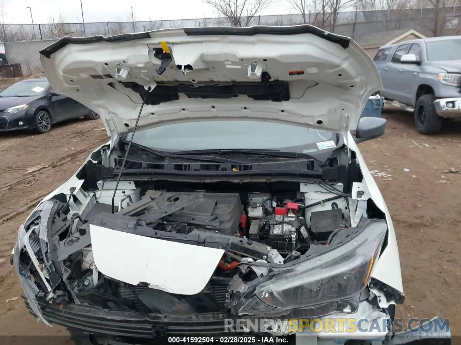 10 Photograph of a damaged car 1N4AZ1BV7PC551730 NISSAN LEAF 2023
