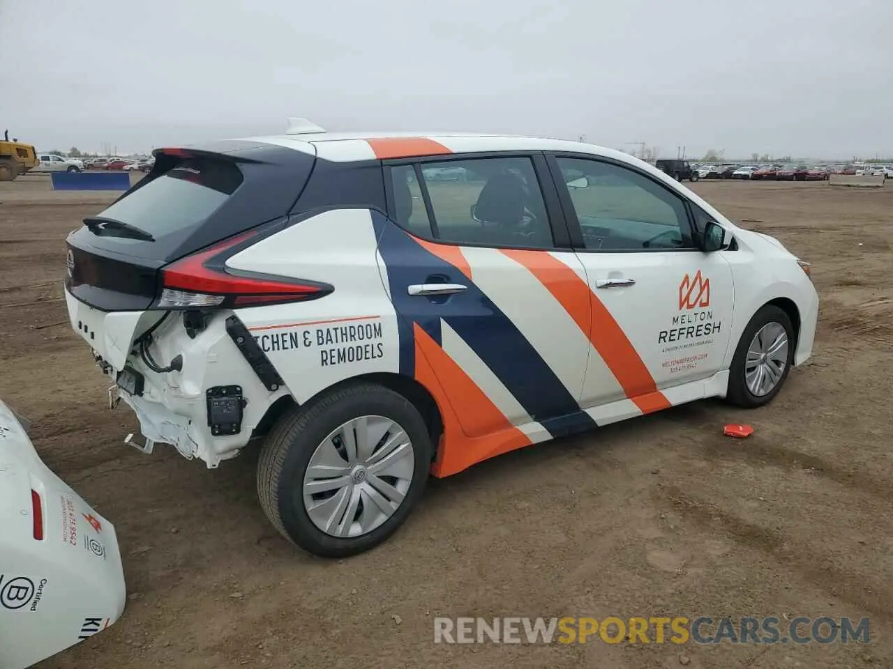 3 Photograph of a damaged car 1N4AZ1BV7PC556149 NISSAN LEAF 2023