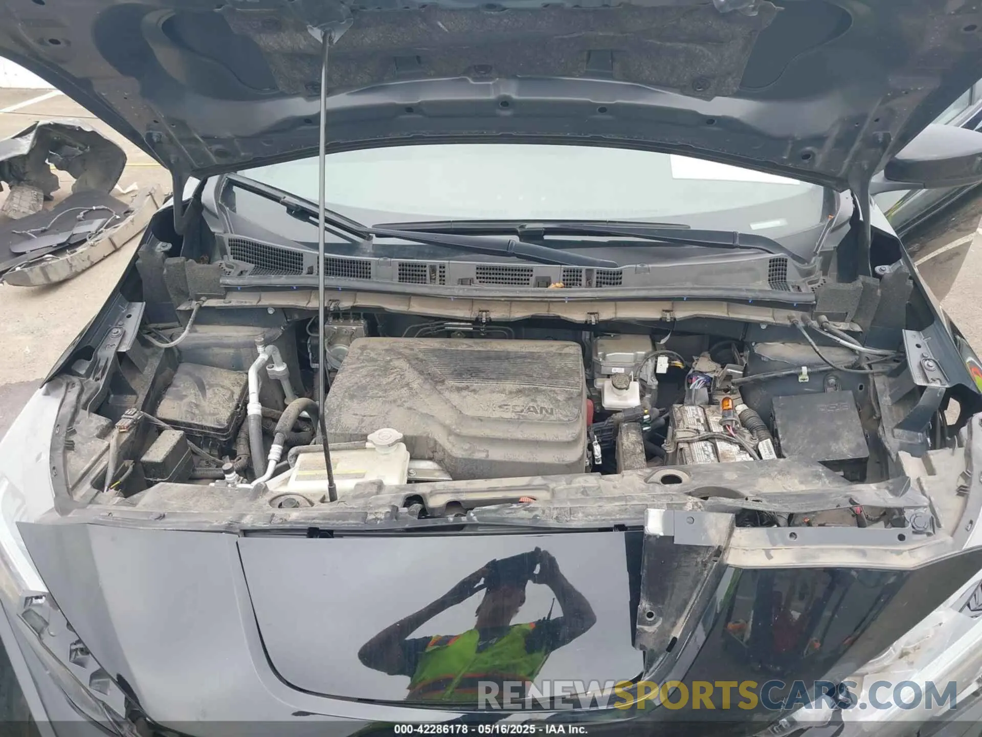 10 Photograph of a damaged car 1N4AZ1BV7PC557687 NISSAN LEAF 2023
