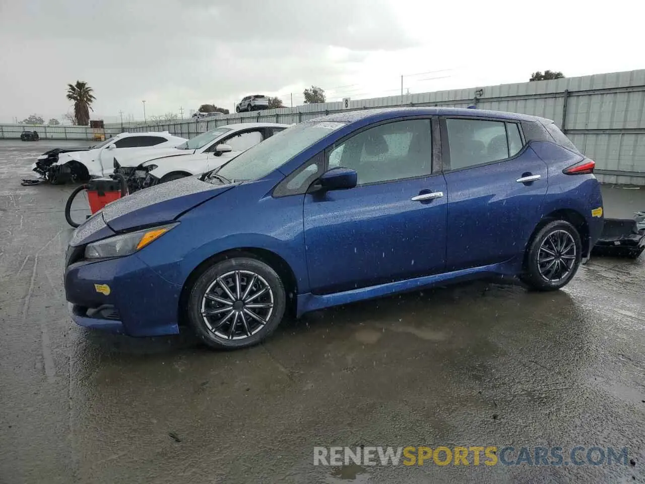 1 Photograph of a damaged car 1N4AZ1BV8PC550795 NISSAN LEAF 2023