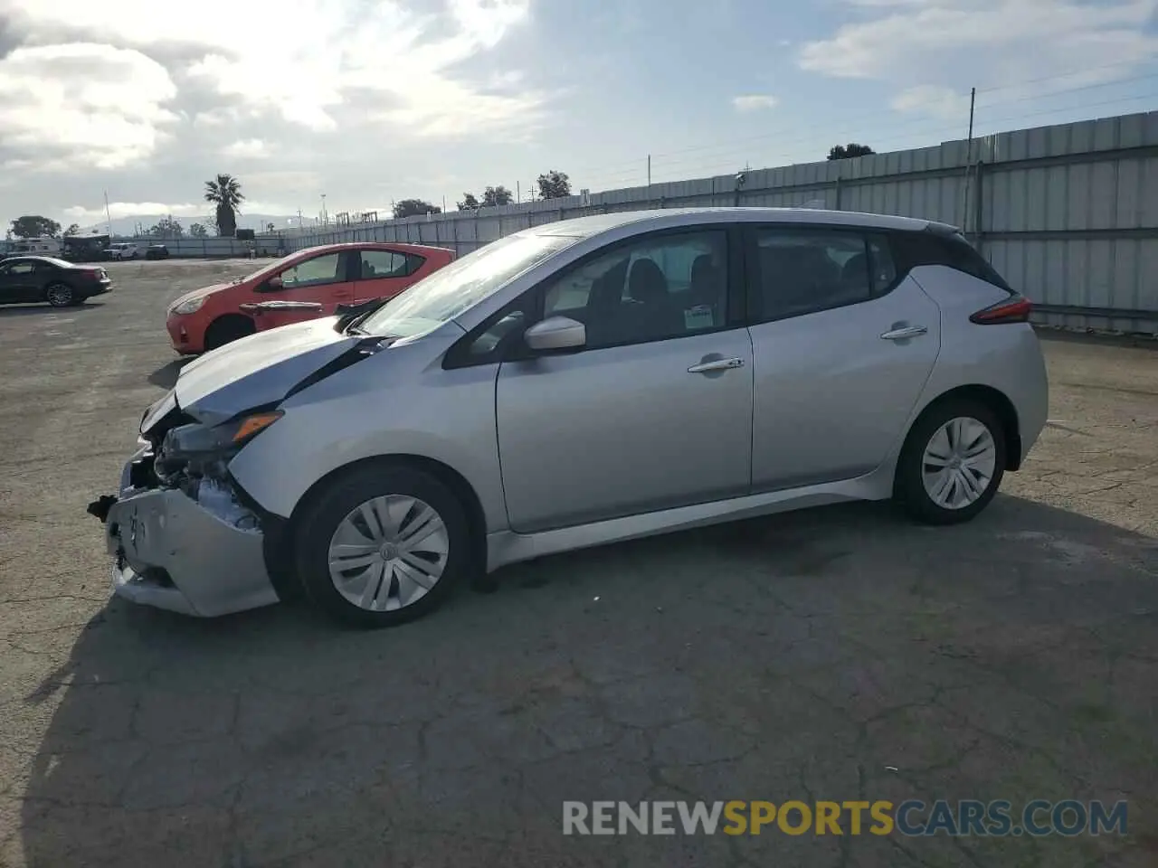 1 Photograph of a damaged car 1N4AZ1BV8PC556452 NISSAN LEAF 2023