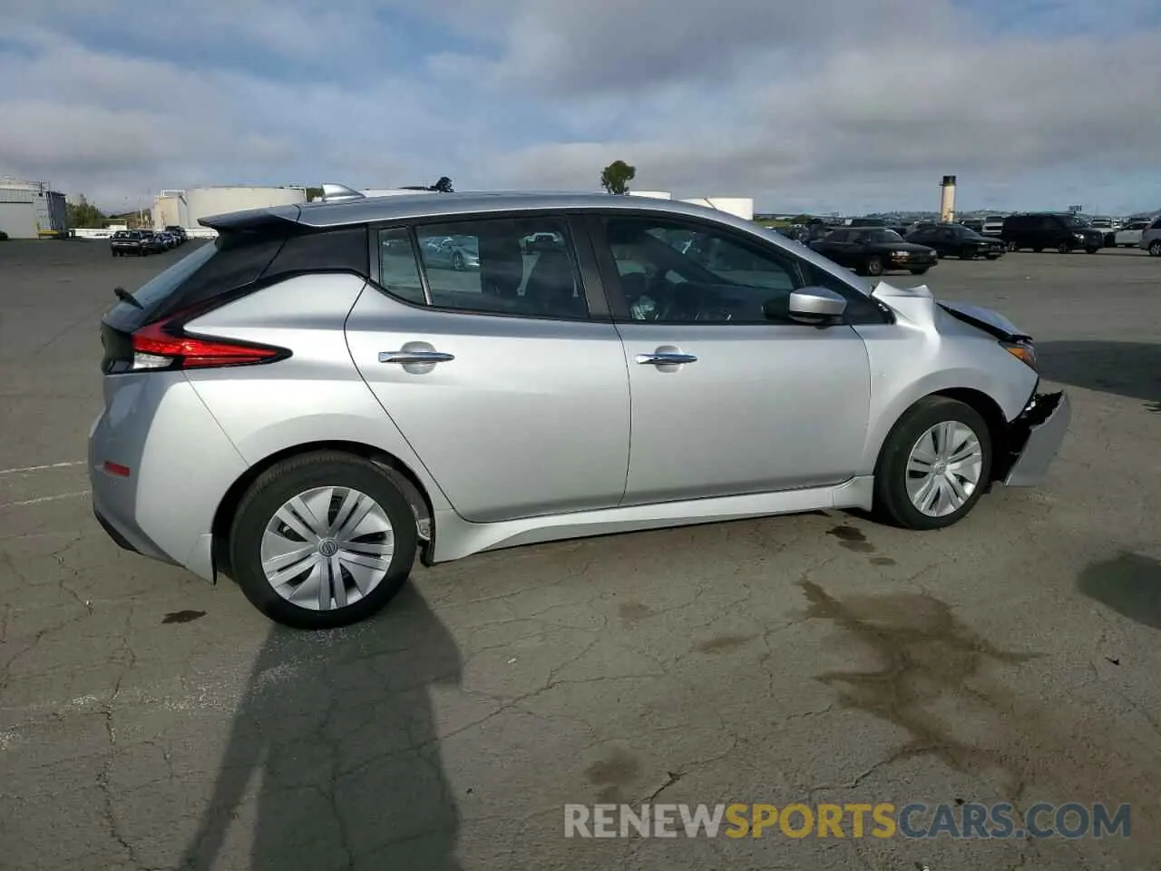 3 Photograph of a damaged car 1N4AZ1BV8PC556452 NISSAN LEAF 2023