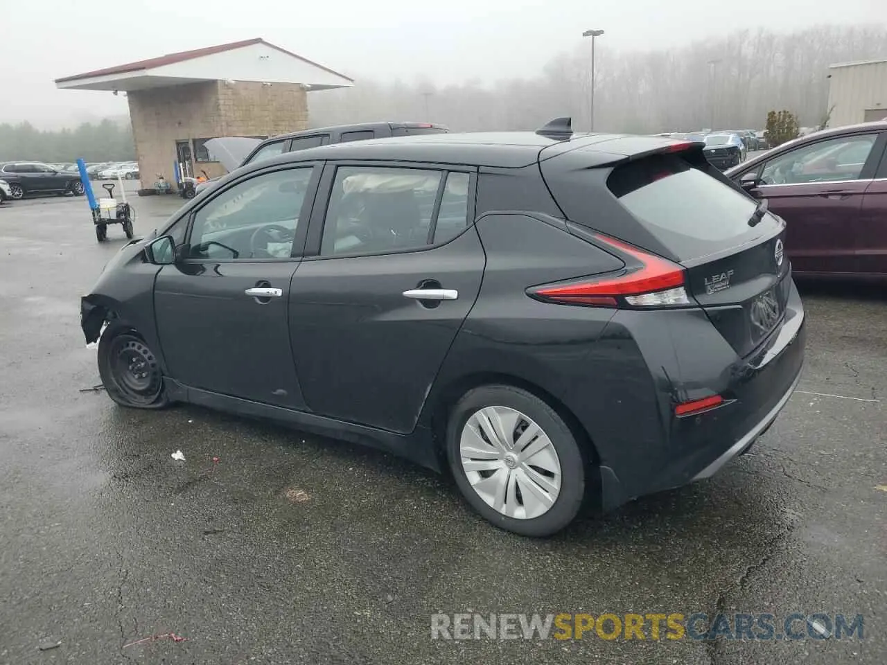 2 Photograph of a damaged car 1N4AZ1BV8PC561618 NISSAN LEAF 2023
