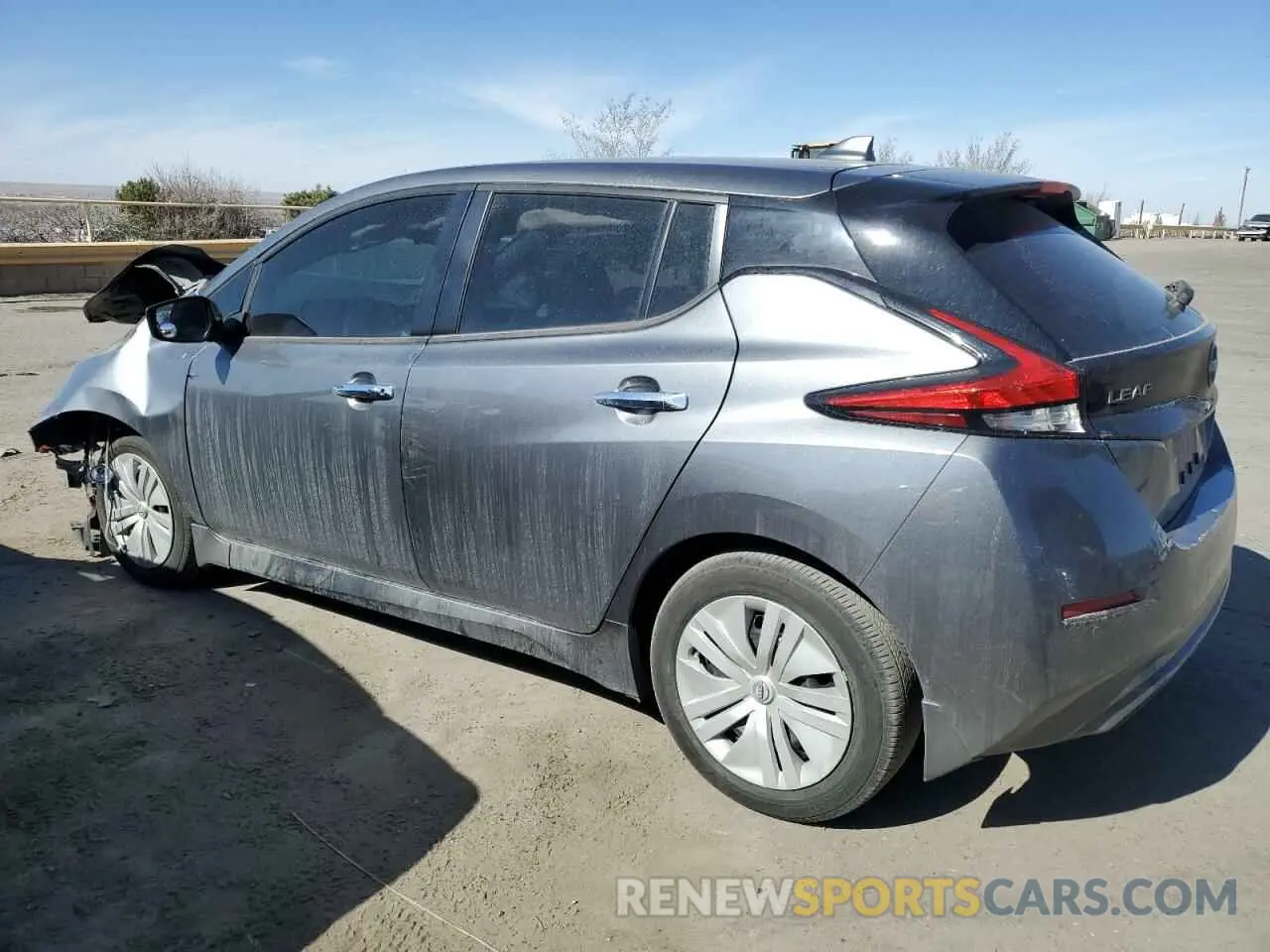 2 Photograph of a damaged car 1N4AZ1BVXPC554976 NISSAN LEAF 2023