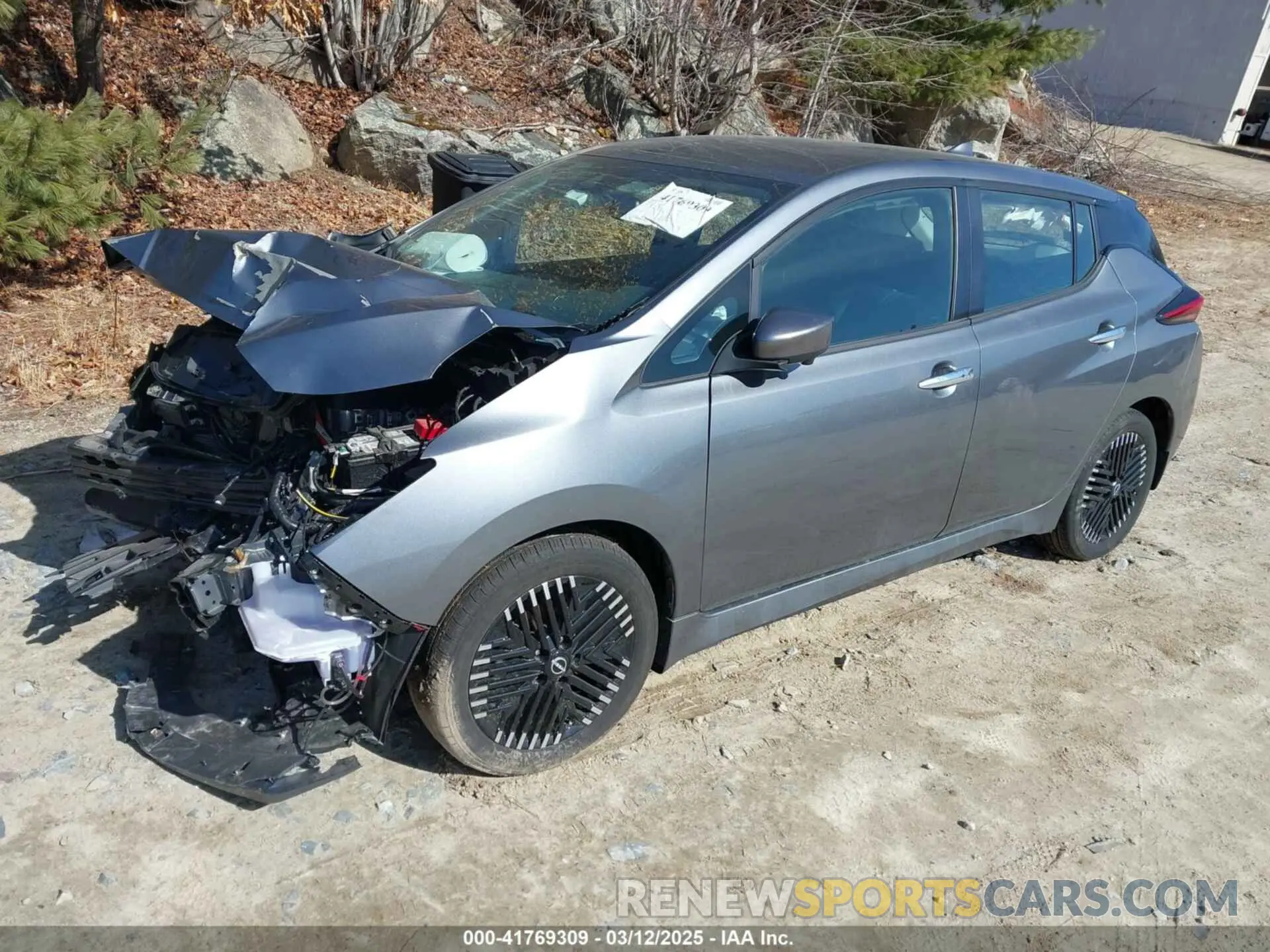 2 Photograph of a damaged car 1N4CZ1CV1PC557353 NISSAN LEAF 2023