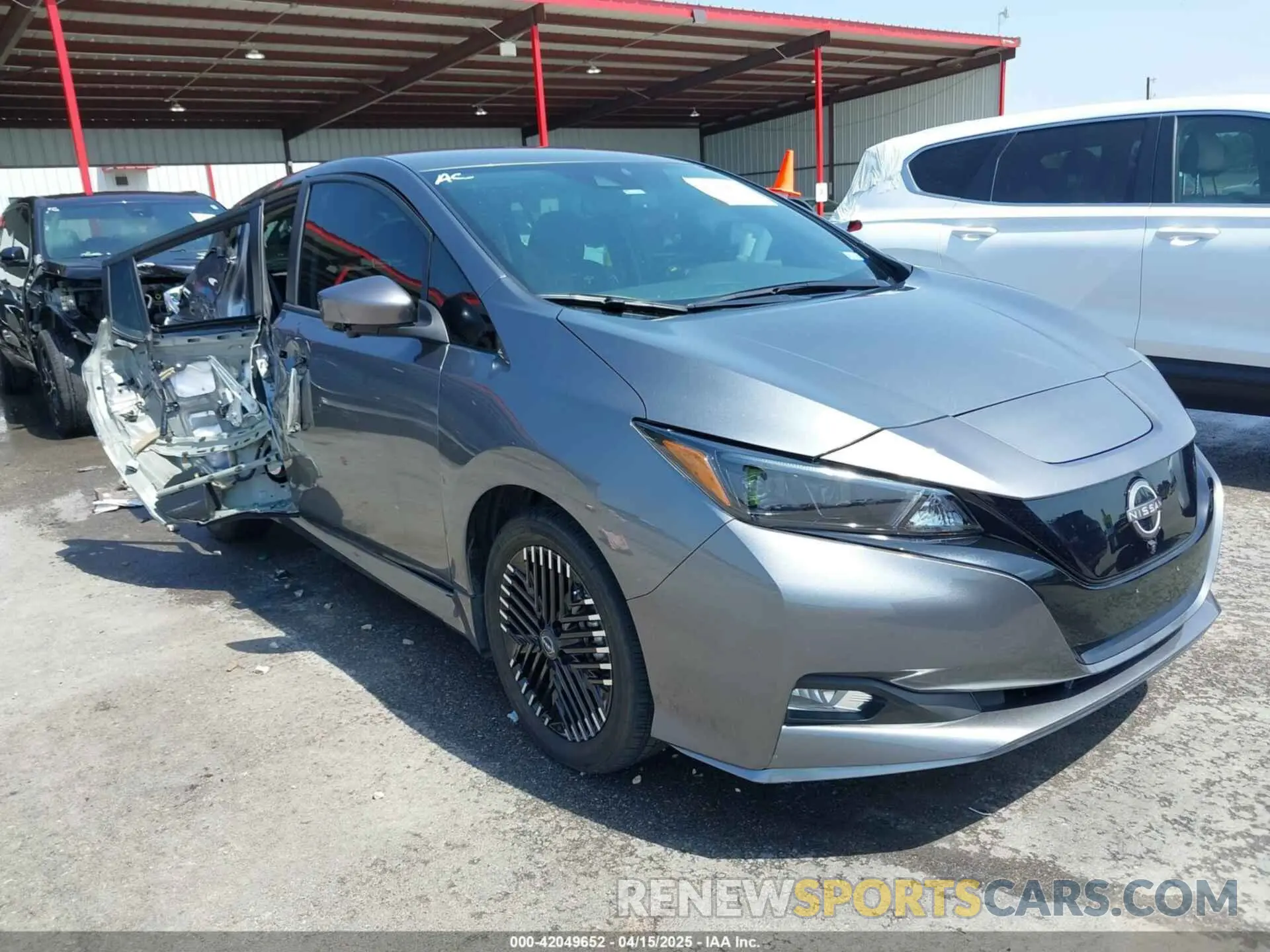 1 Photograph of a damaged car 1N4CZ1CV1PC561824 NISSAN LEAF 2023