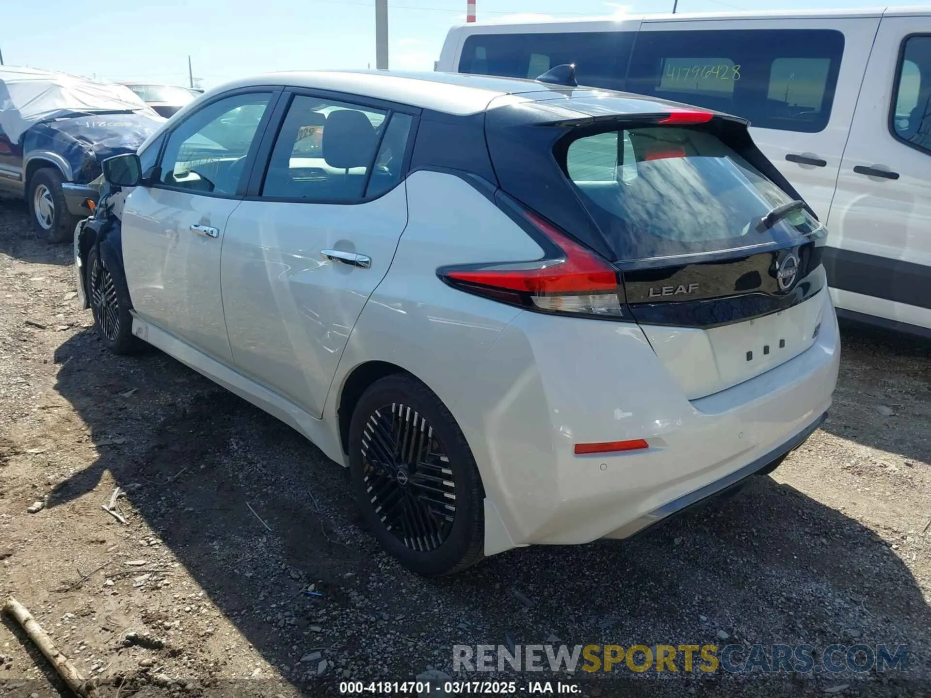 3 Photograph of a damaged car 1N4CZ1CV2PC557412 NISSAN LEAF 2023