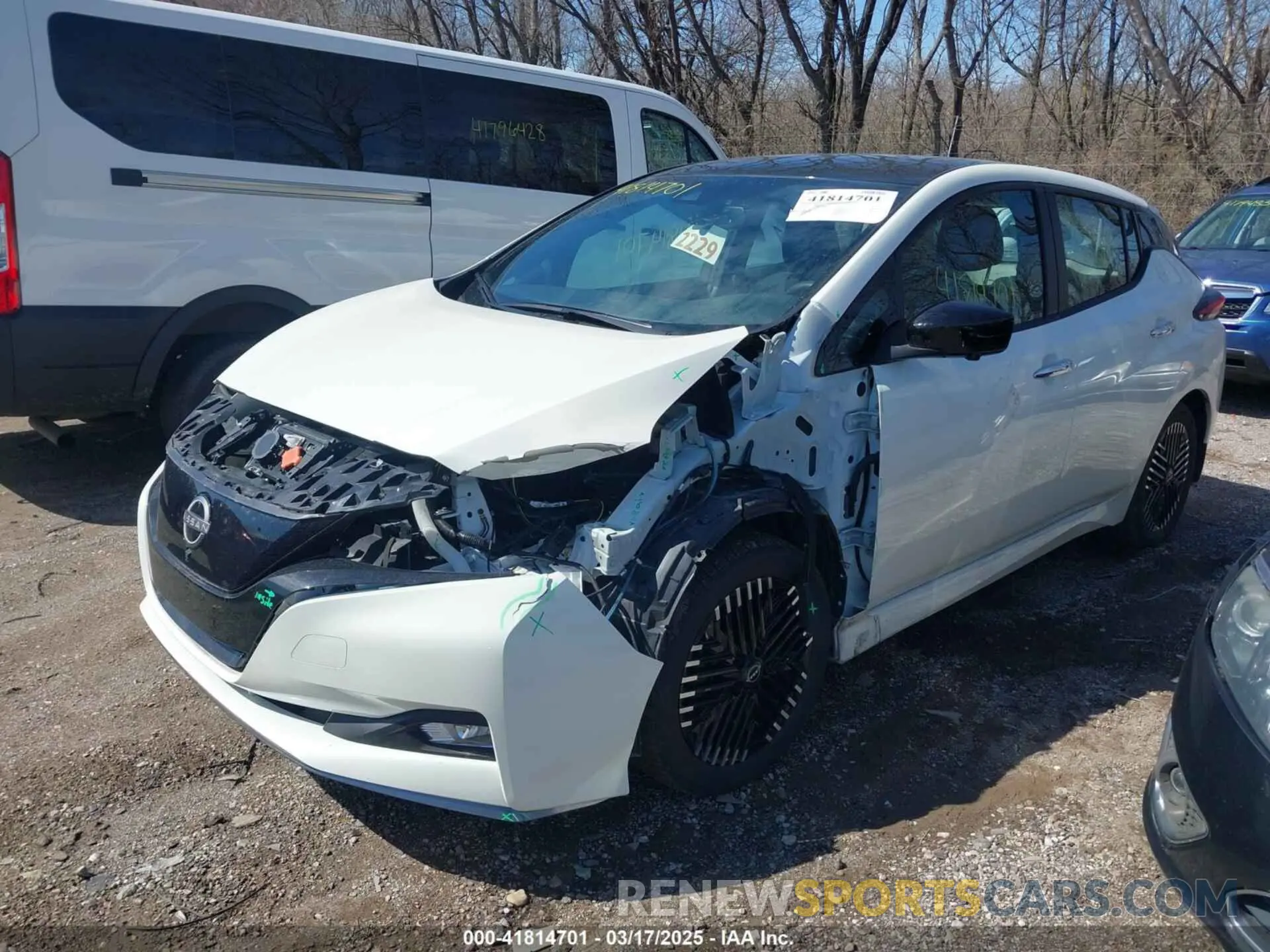 6 Photograph of a damaged car 1N4CZ1CV2PC557412 NISSAN LEAF 2023