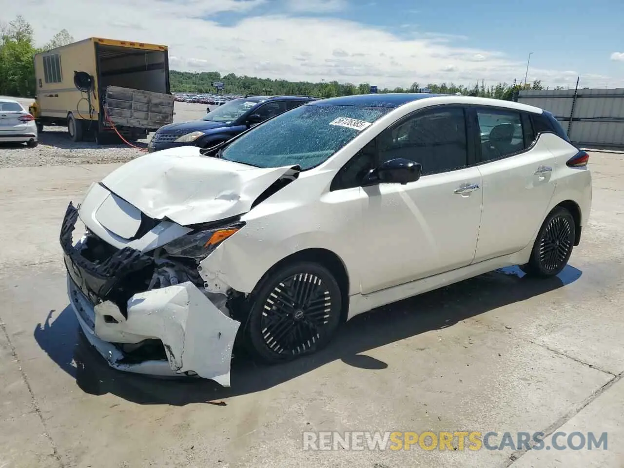 1 Photograph of a damaged car 1N4CZ1CV4PC554883 NISSAN LEAF 2023