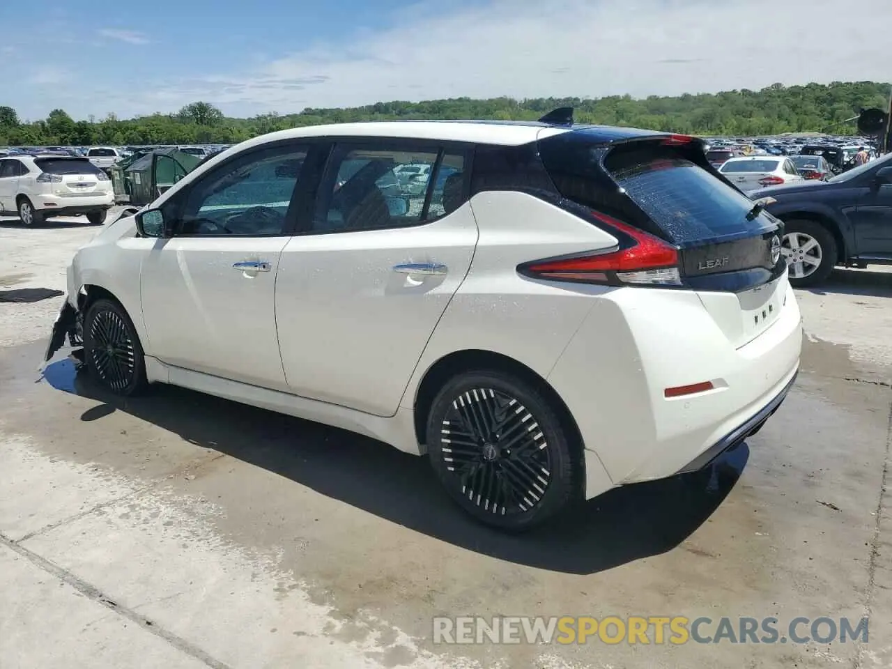 2 Photograph of a damaged car 1N4CZ1CV4PC554883 NISSAN LEAF 2023