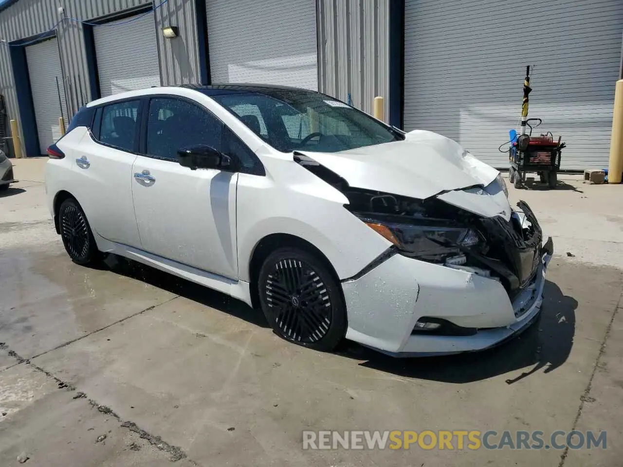 4 Photograph of a damaged car 1N4CZ1CV4PC554883 NISSAN LEAF 2023